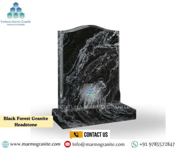 Black Forest Granite Headstone