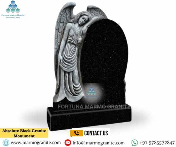 Absolute Black Granite Monument