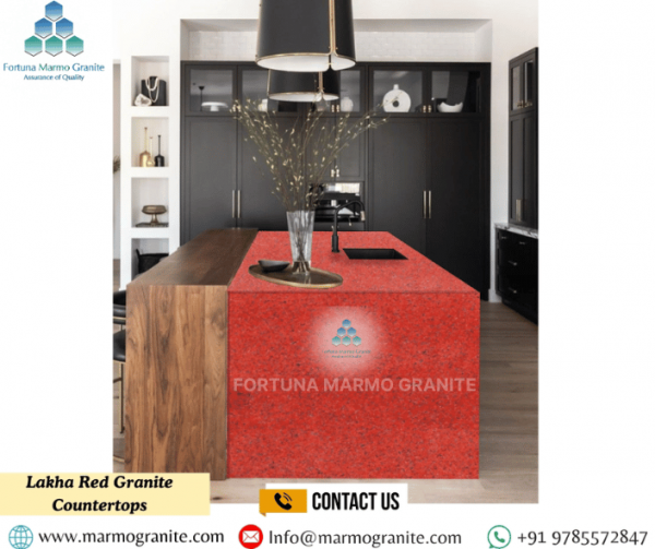 Lakha Red Granite Countertops