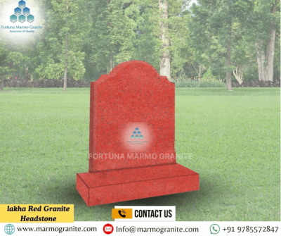 Lakha Red Granite Headstone Lakha Red Granite Headstone