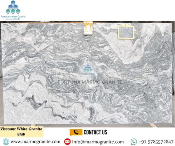 Viscount White Granite Slab