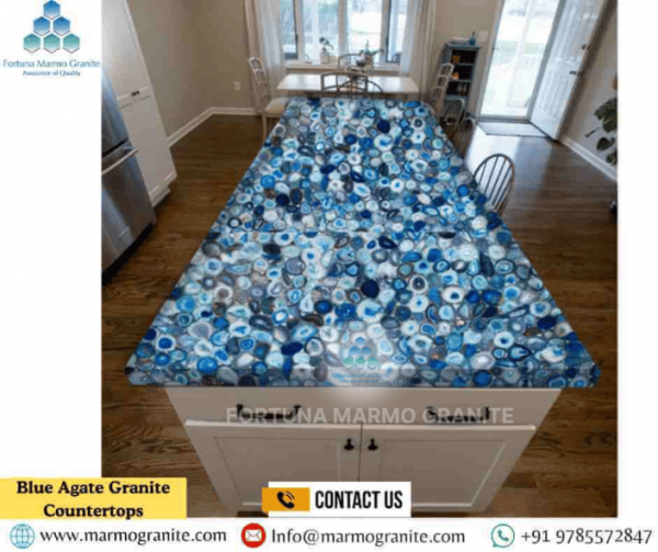 Blue Agate Granite Countertops
