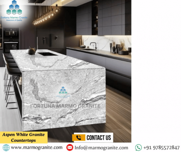 Aspen White Granite Countertops