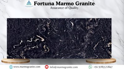 Titanium Black Granite Gangsaw Slabs 