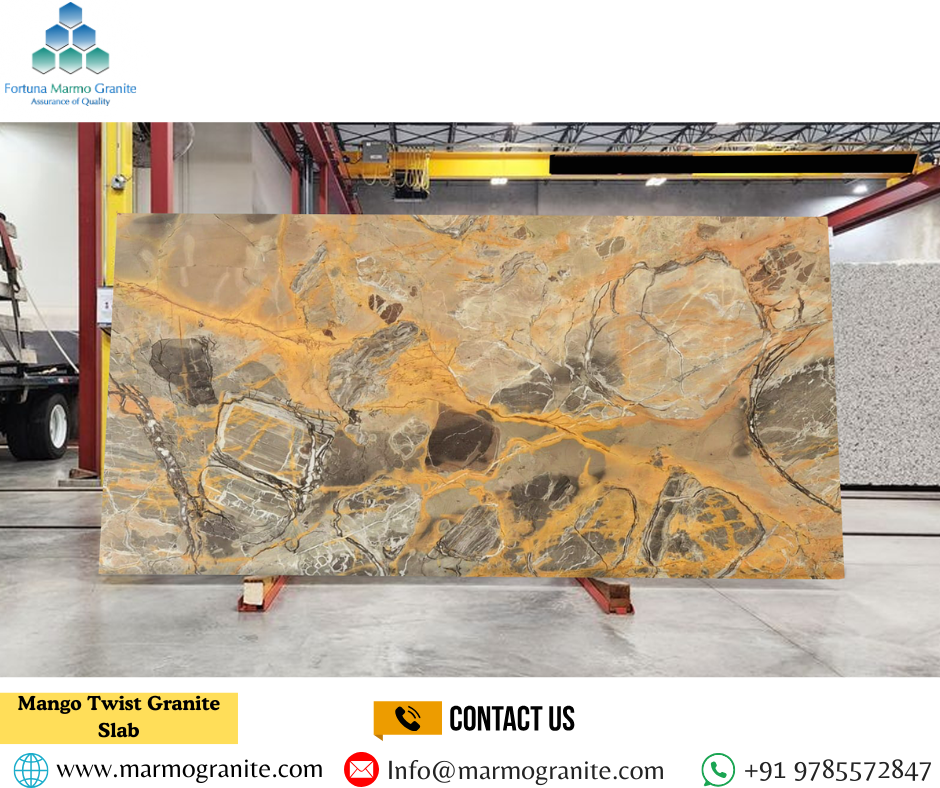 Mango Twist Granite Slab Mango Twist Granite Slab