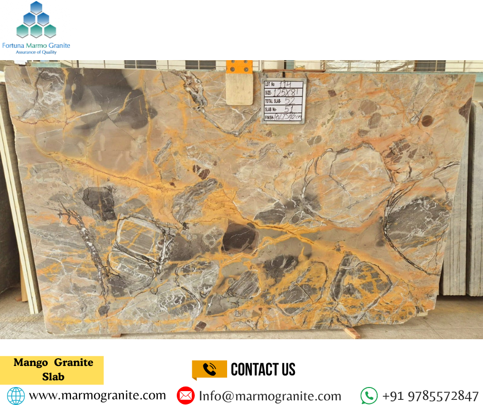 Mango Granite Slab Mango Granite Slab
