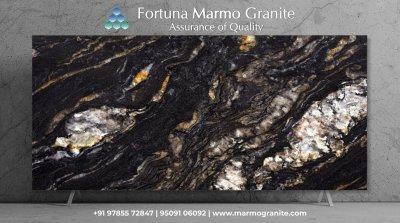 Titanium Gold Granite Gangsaw Slabs