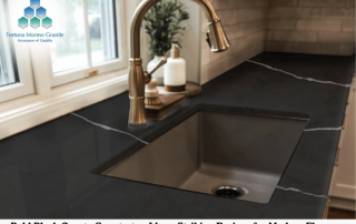 Bold Black Quartz Countertop Ideas: Striking Designs for Modern Elegance