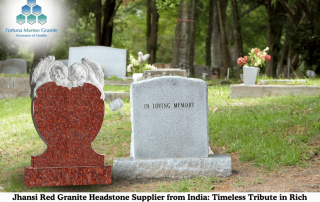 Jhansi Red Granite Headstone Supplier from India: Timeless Tribute in Rich Red Stone