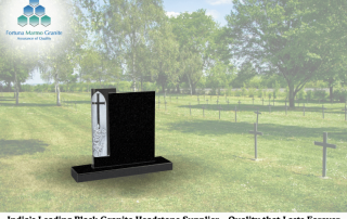 India’s Leading Black Granite Headstone Supplier – Quality that Lasts Forever