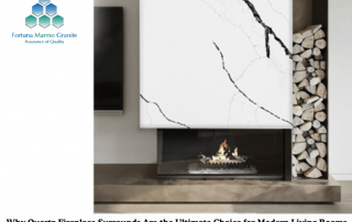 Why Quartz Fireplace Surrounds Are the Ultimate Choice for Modern Living Rooms