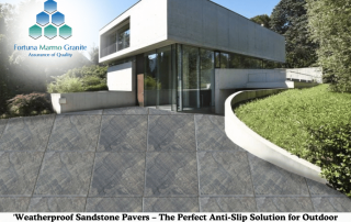 'Weatherproof Sandstone Pavers – The Perfect Anti-Slip Solution for Outdoor Areas'