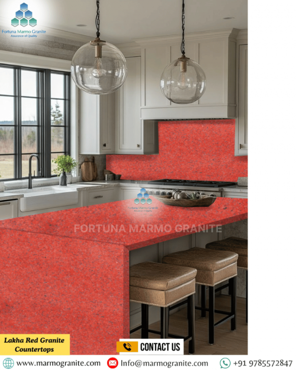Lakha Red Granite Countertops