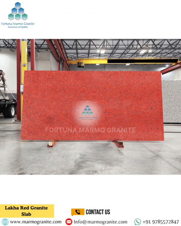 Lakha Red Granite Slab