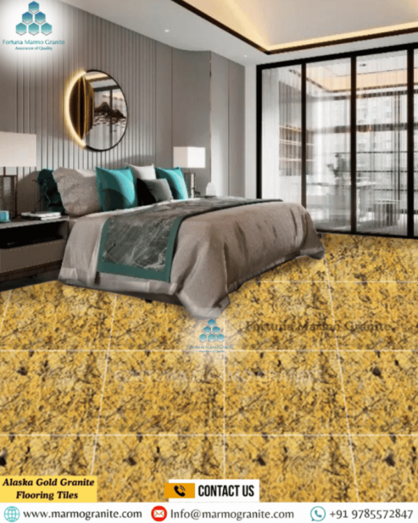 Alaska Gold Granite Flooring Tiles 