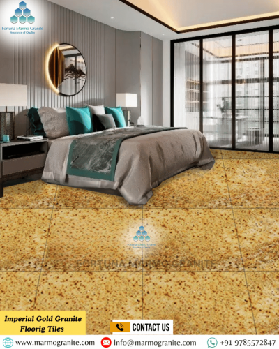 Imperial Gold Granite Floorig Tiles 