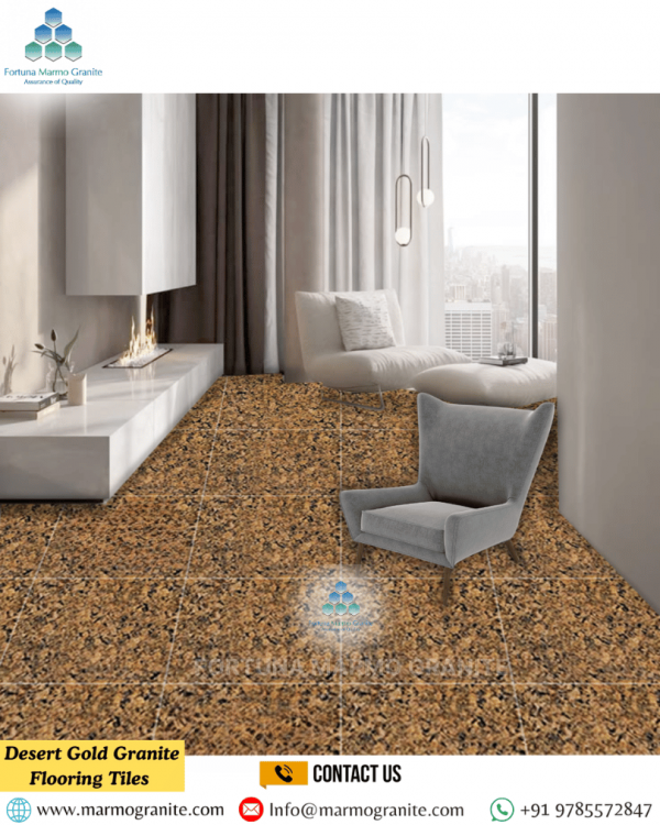 Desert Gold Granite Flooring Tiles 