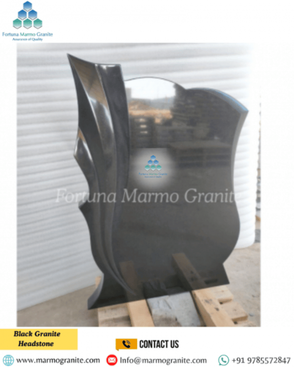 Black Granite Headstone Black Granite Headstone