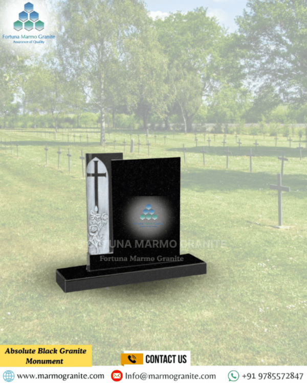 Absolute Black Granite Monument