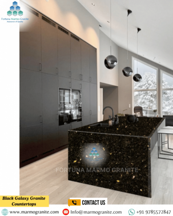 Black Galaxy Granite Countertops