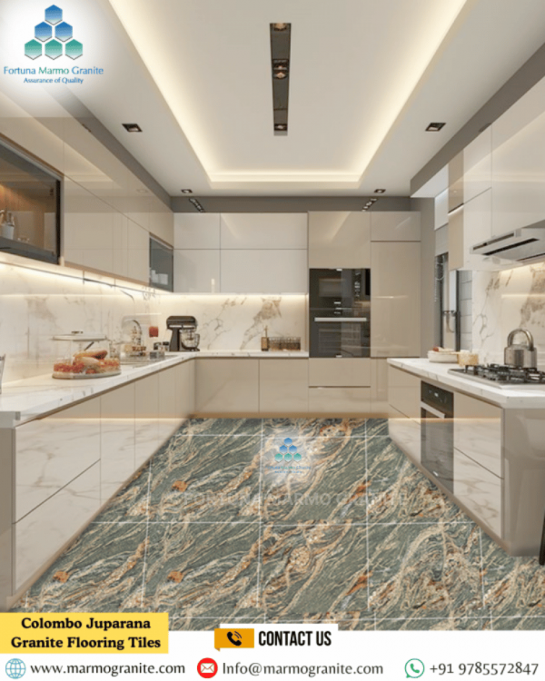 Colombo Juparana Granite Flooring Tiles