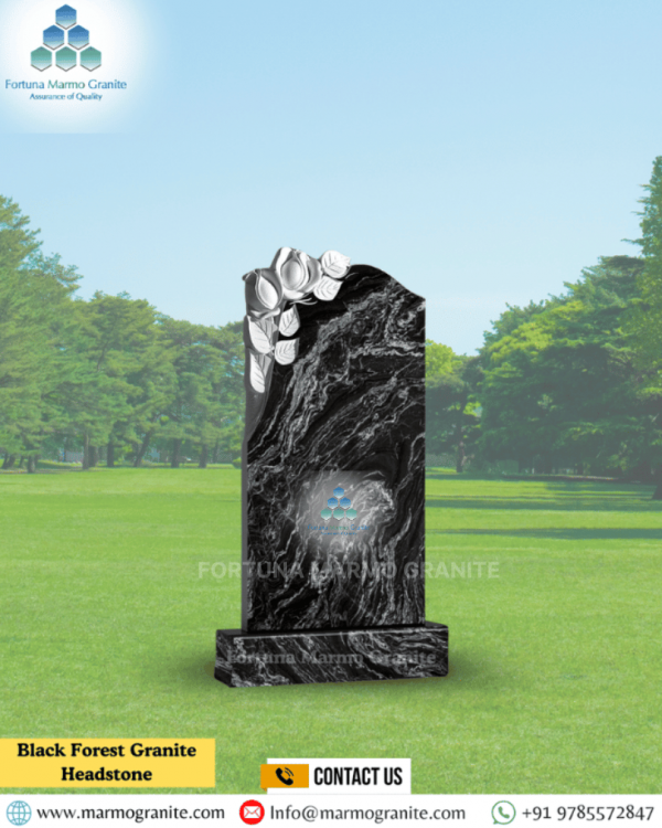 Black Forest Granite Headstone