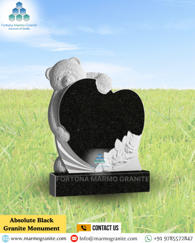 Absolute Black Granite Monument