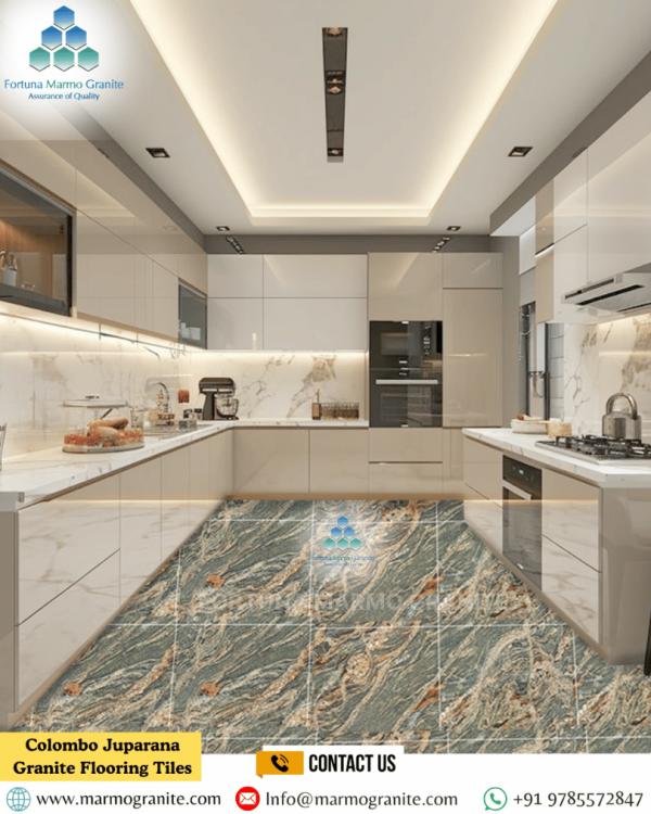 Colombo Juparana Granite Flooring Tiles
