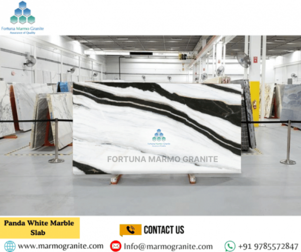 Panda White Marble Slab