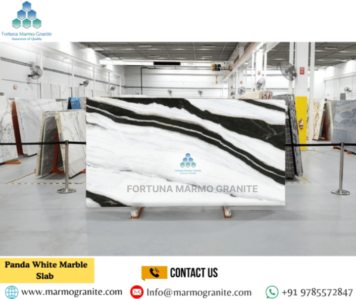 Panda White Marble Slab