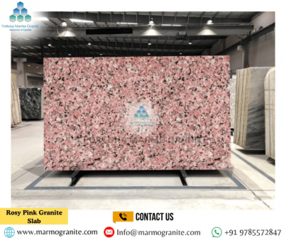 Rosy Pink Granite Slab