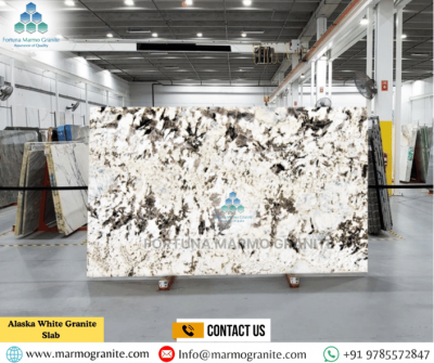 Alaska White Granite Slab