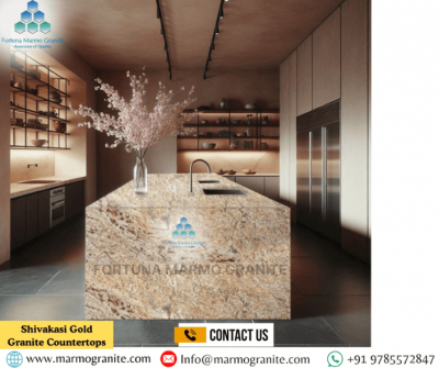Shivakasi Gold Granite Countertops