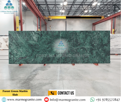 Forest Green Marble Slab