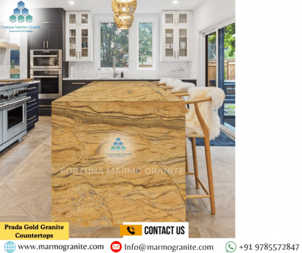 Prada Gold Granite Countertops