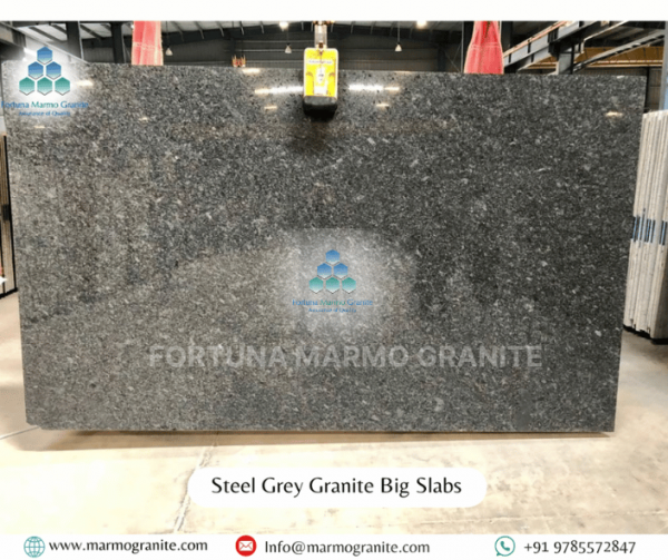 Steel Grey granite Slabs