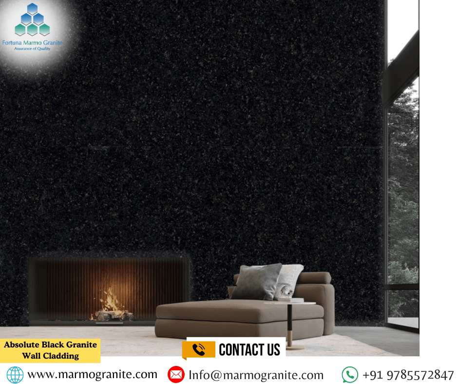 Absolute Black Granite Wall Cladding Absolute Black Granite Wall Cladding
