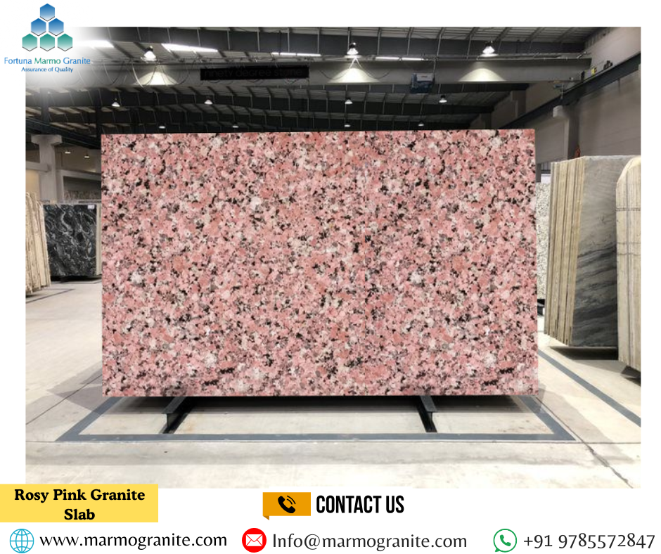 Rosy Pink Granite Slab