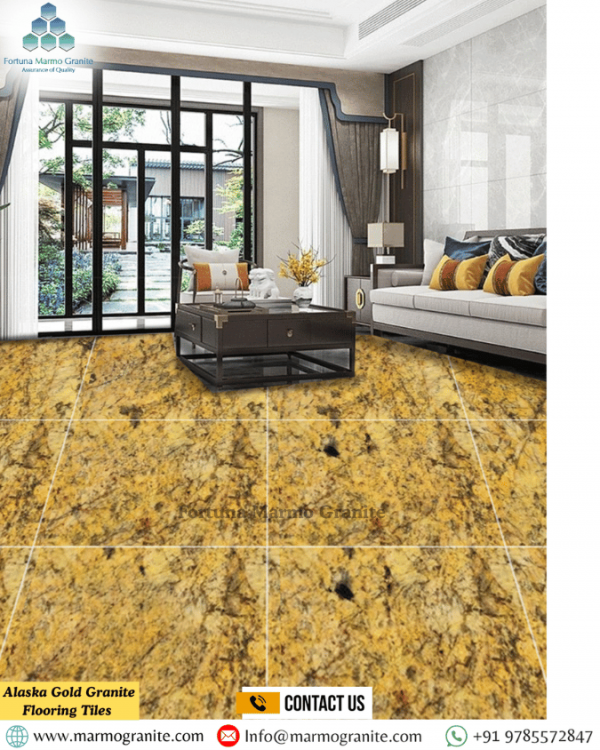 Alaska Gold Granite Flooring Tiles 