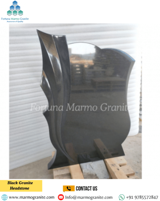 Black Granite Headstone Black Granite Headstone