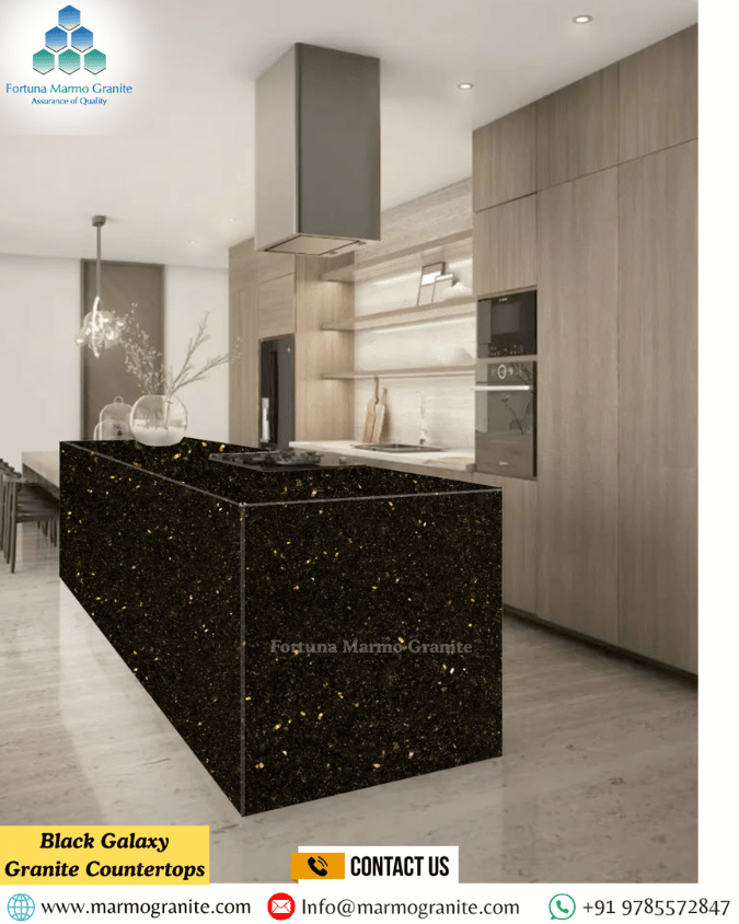 Black Galaxy Granite Countertops