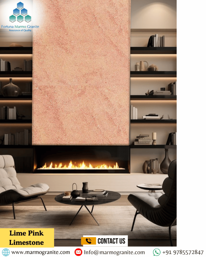 Lime Pink Limestone