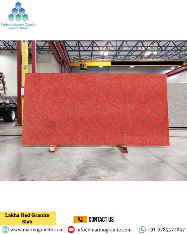 Lakha Red Granite Slab