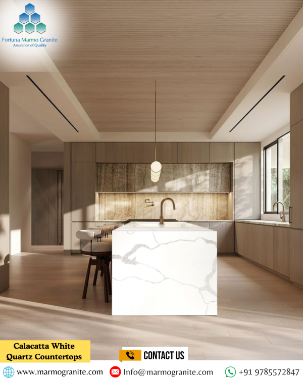 Calacatta White Quartz Countertops Calacatta White Quartz Countertops