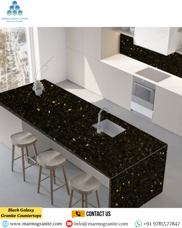 Black Galaxy Granite Countertops