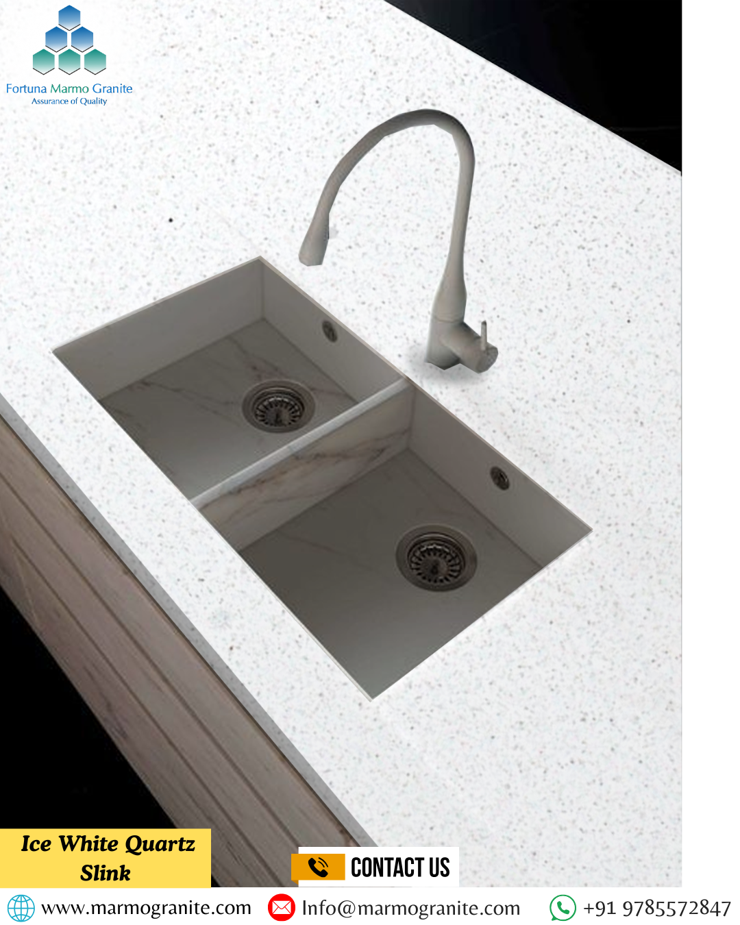 Ice White Quartz Slink Ice White Quartz Slink