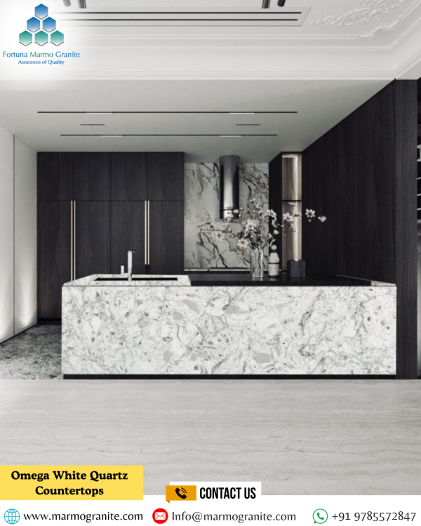 Omega White Quartz Countertops Omega White Quartz Countertops