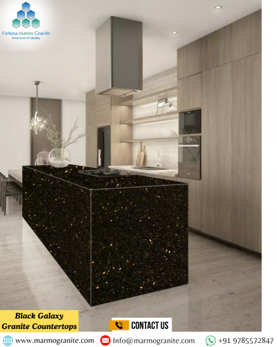 Black Galaxy Granite Countertops
