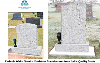 Kashmir White Granite Headstone Manufacturer from India: Quality Meets Craftsmanship