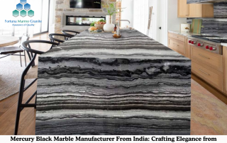 Mercury Black Marble Manufacturer From India: Crafting Elegance from Stone